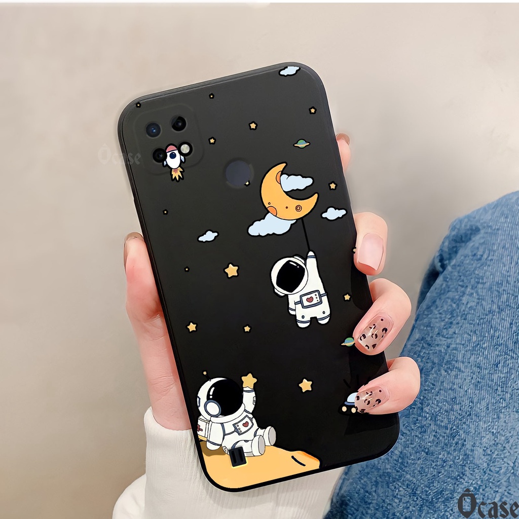 Ốp lưng Realme C21 / C21Y / C25Y in hình Nasa vũ trụ cạnh viền vuông có bảo vệ camera