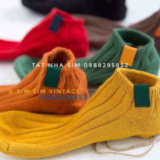 Tất cổ ngắn tem combo 10 đôi đủ màu