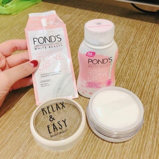 [ HÀNG CÓ SẴN ] Combo Phấn Pond Up Tone + Kem Pond