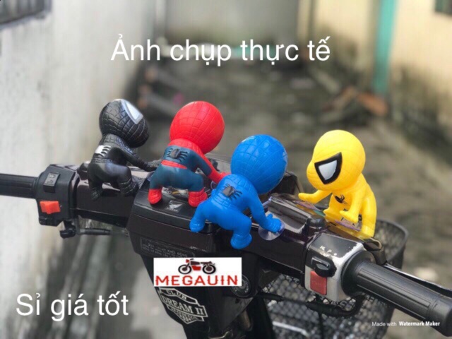 Người nhện Spider man trang trí gắn đuôi xe máy