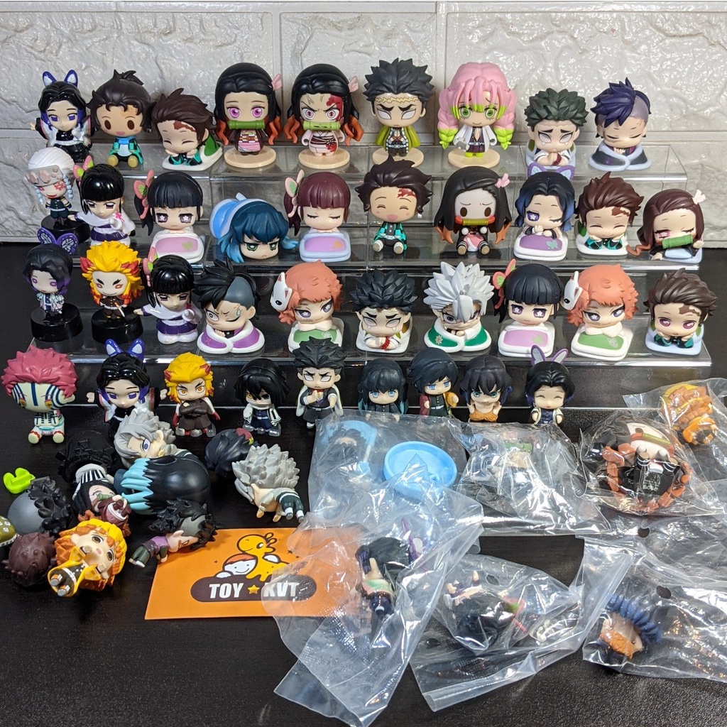 Mô Hình Kimetsu No Yaiba Thanh Gươm Diệt Quỷ Gachapon Chính Hãng Bandai Thiết Kế Chibi Dễ Thương