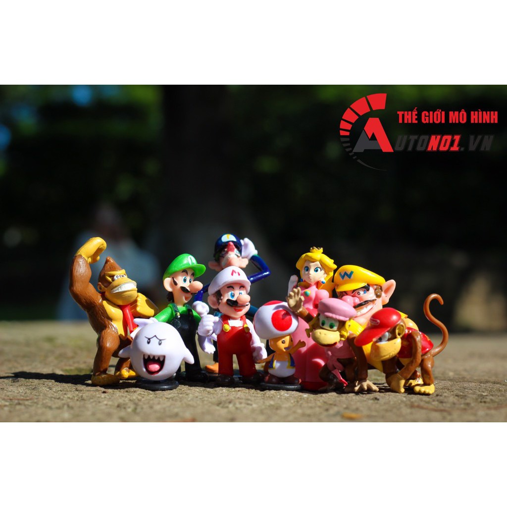 MÔ HÌNH NHÂN VẬT SUPER MARIO SET 10 CON 7CM 6911