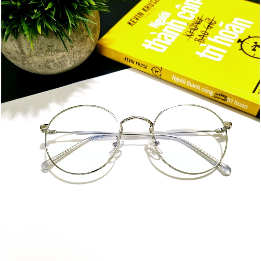 Gọng kính kim loại nobita Glasses Garden vintage 2297 - Có lắp mắt cận theo yêu cầu