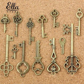 Bộ 13 mặt phụ kiện Ayyufe hình chìa khoá cổ điển