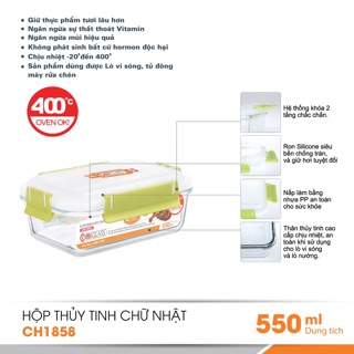 HỘP NHỰA COMET CH1858