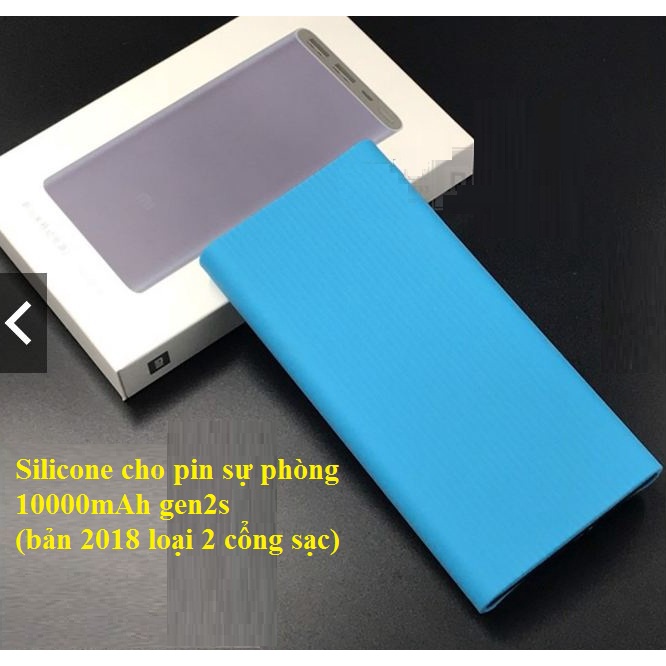 Bao silicone bảo vệ cho pin dự phòng 10000mAh gen 2S
