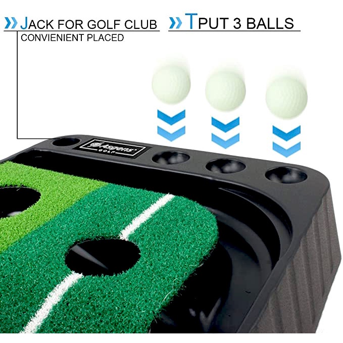 Thảm tập Golf Putting 2 Color nhập khẩu - LOẠI 1