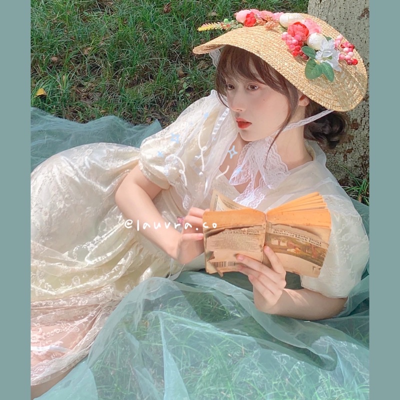 Sẵn Mũ] Váy Công Chúa Tiểu Thư Dài Phong Cách Cổ Điển Retro Vintage Pháp  Ullzang Hàn Quốc Chụp Ảnh Concept Dự Tiệc Prom | Shopee Việt Nam