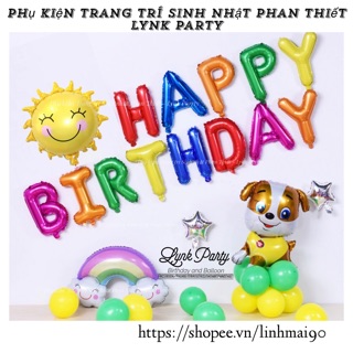 Set bóng sinh nhật cho bé tuổi Chó