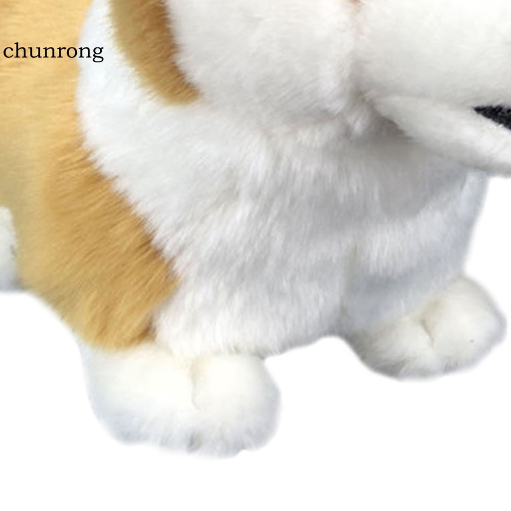 Thú nhồi bông hình chú chó corgi đáng yêu