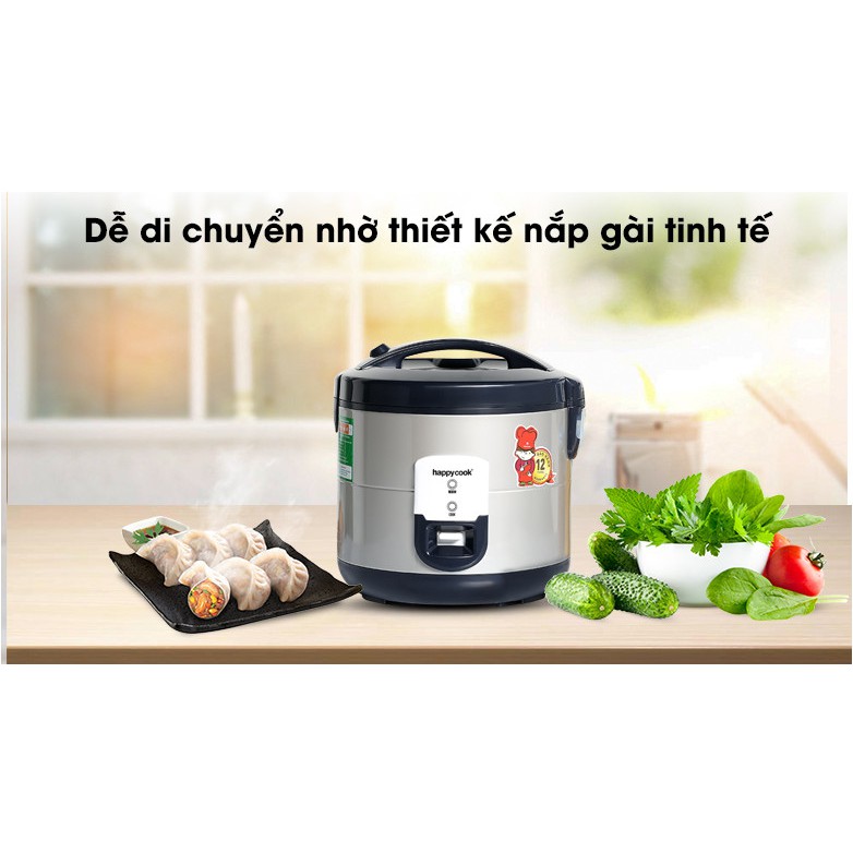 Nồi Cơm Điện Nắp Gài Happy Cook Thailand 1.8L HCJ