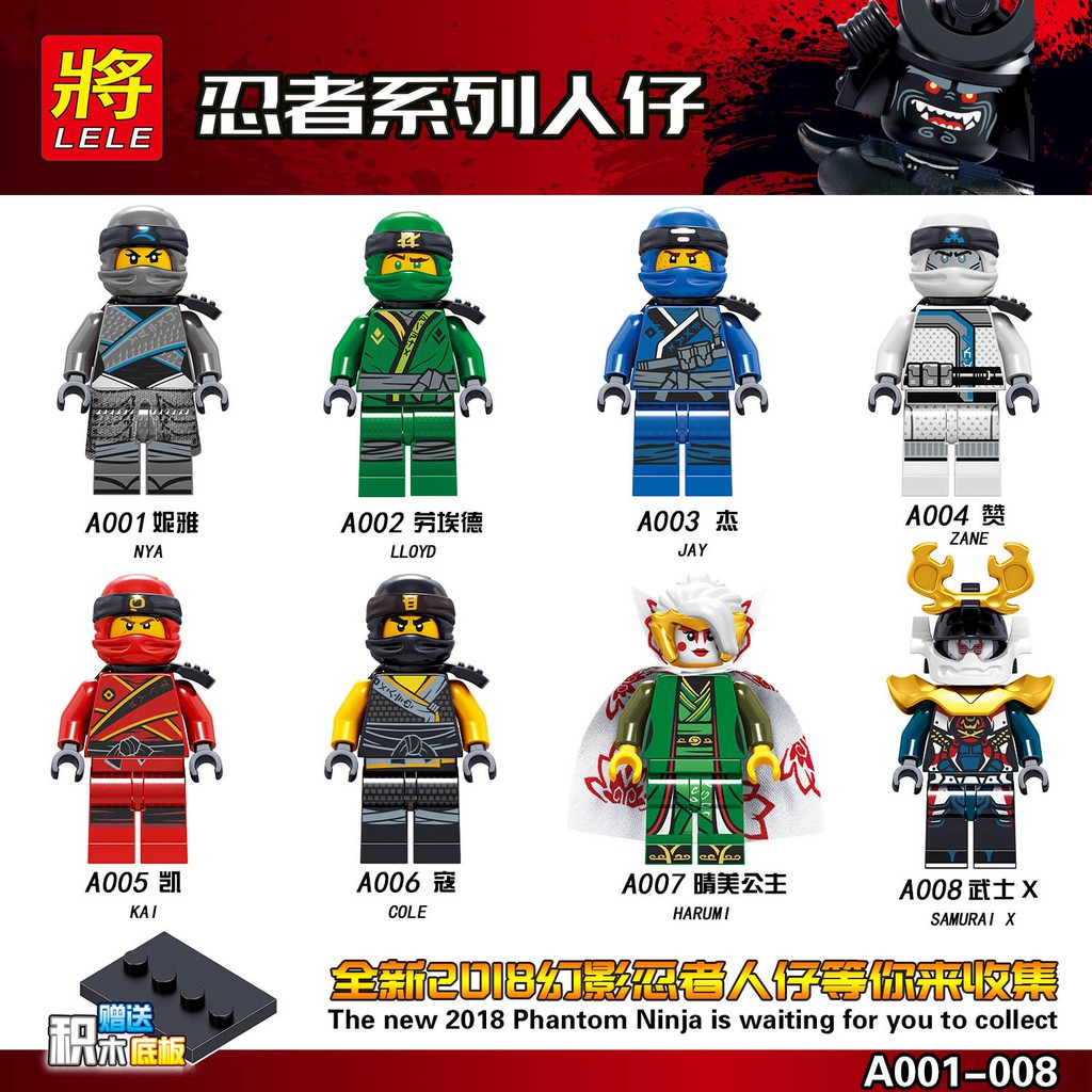 Minifigures Các Nhân Vật Ninja - Mini Non LEGO