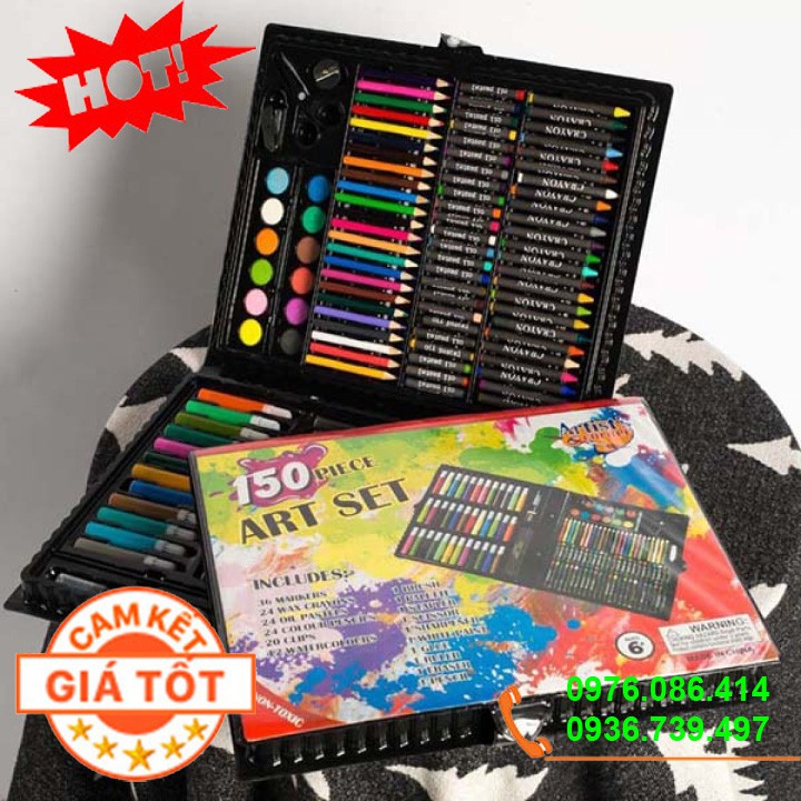 5 bộ màu vẽ 150 món siêu khủng