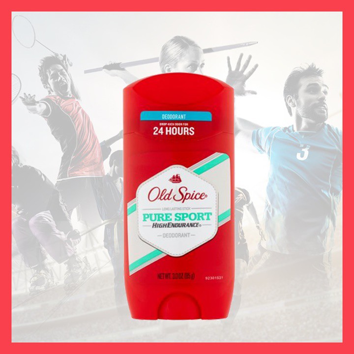 Chai lớn 85g Sáp khử mùi Old Spice Pure Sport Cánh Buồm Mỹ - KB231