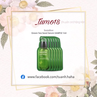 Gói serum Innisfree trà xanh 1ml