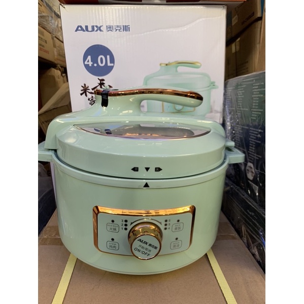 NỒI ÁP SUẤT ĐIỆN 2IN1 DUNG TÍCH 4 LÍT HÃNG AUX SIÊU SỊN VÀ TIỆN LỢI