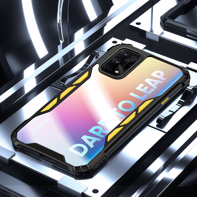 Ốp Điện Thoại Cứng Viền TPU Mềm Mỏng Trong Suốt Chống Sốc Cho Realme X7 Pro 5G 7/7i/7Pro/C17 Narzo 20 Pro