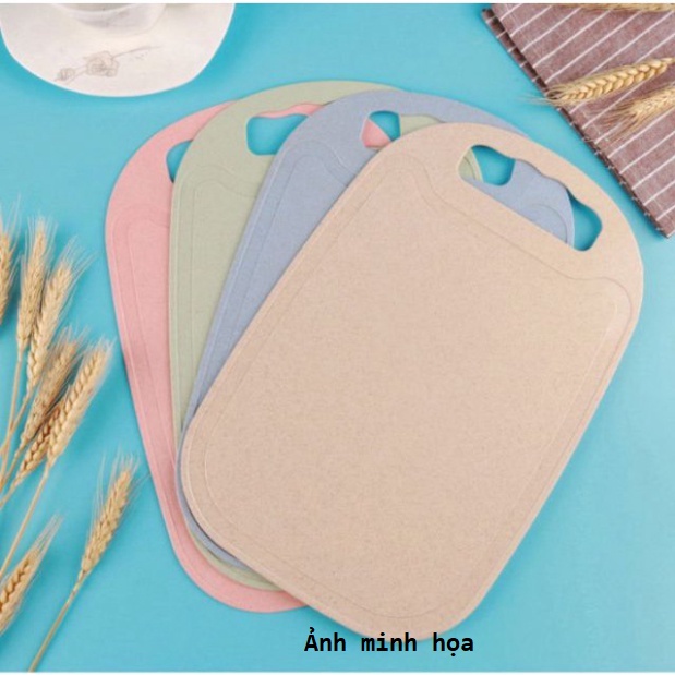 Thớt nhựa lúa mạch kháng khuẩn 16x26cm