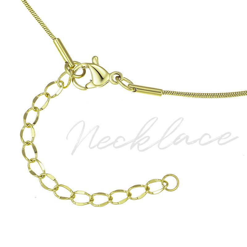 Dây Chuyền Nữ Mạ Vàng 14K, Thiết Kế Mặt Hạt Đậu Acacia Nhã Nhẹn - XPDC42
