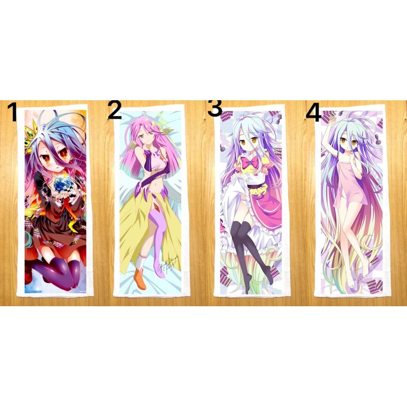 gối ôm no game no life / gối dài anime no Game no life