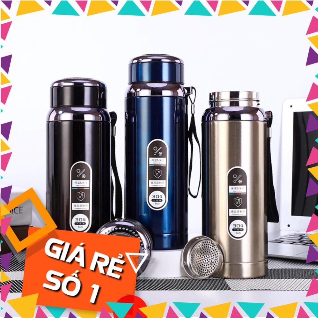 bình giữ nhiệt chân không inox SUS304 cao cấp; dung tích lớn giữ nóng lạnh rất tốt _ HOT