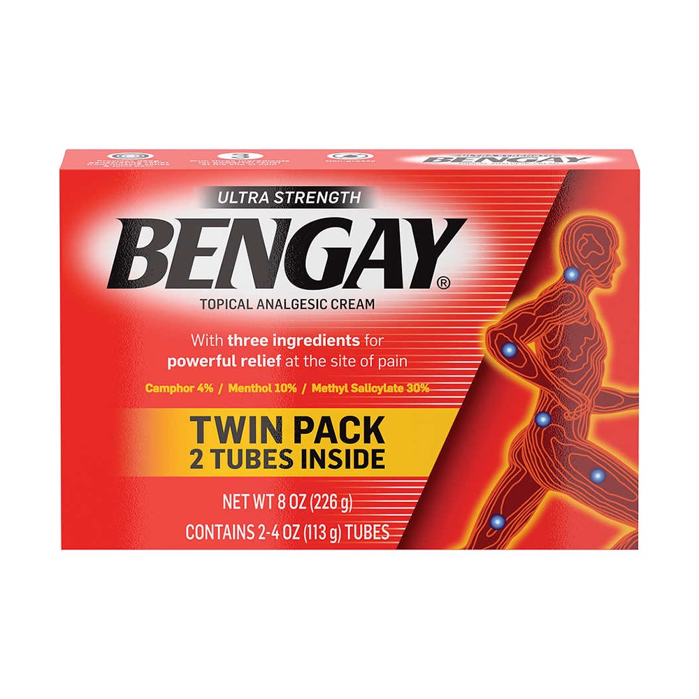 Kem xoa bóp giảm đau BENGAY Ultra Strength 113g x 2 tuýp của Mỹ