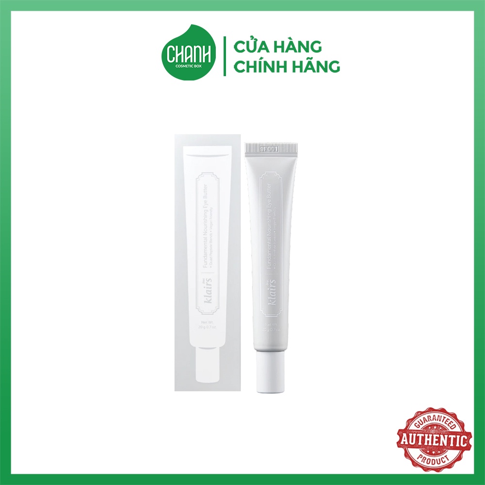 Kem Dưỡng Mắt Klairs Fundamental Nourishing Eye Butter 20g