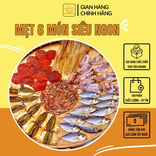Mẹt hải sản khô 6 món siêu ngon