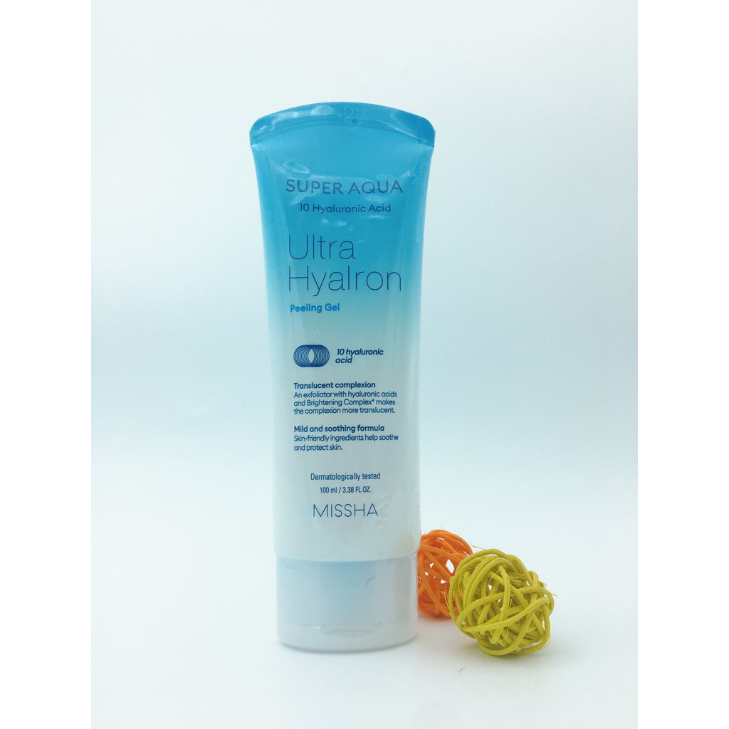 Gel tẩy tế bào chết Missha Super Aqua Ultra Hyalron Peeling Gel 100mL