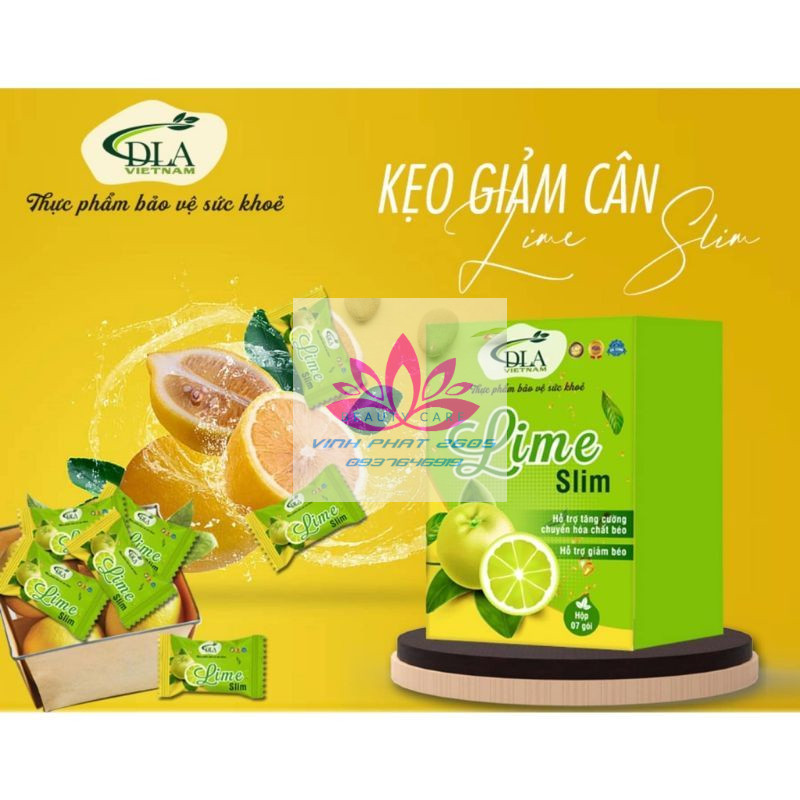 Kẹo Chanh Giảm Cân Chính Hãng hộp 7 viên