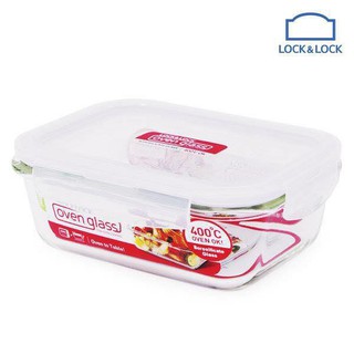 Hộp thủy tinh chữ nhật Lock&Lock 630ml