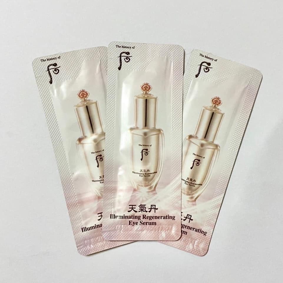 ⚡Mới⚡ 1 gói serum dưỡng mắt Whoo IIIuminating Regenerating Eye Serum