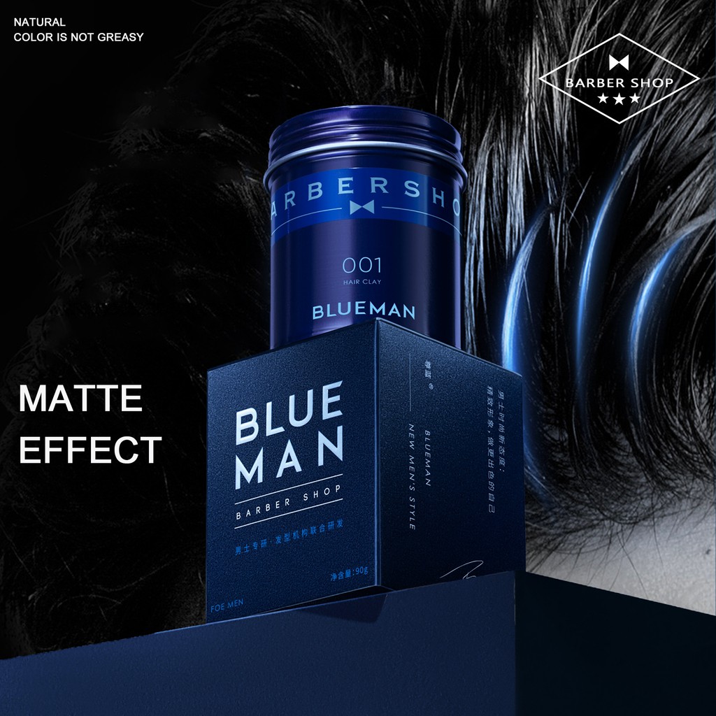 Combo Gel Wax Tạo Kiểu Tóc + Gôm Xịt Giữ Cứng Nếp Tóc BLUEMAN