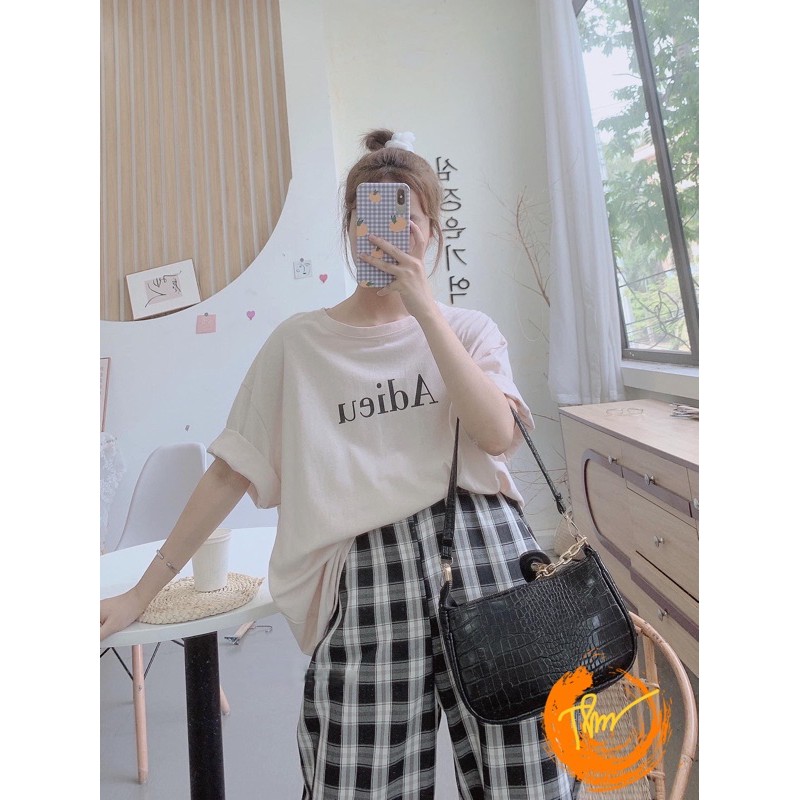 Sét áo Adie + quần kẻ màu TH6