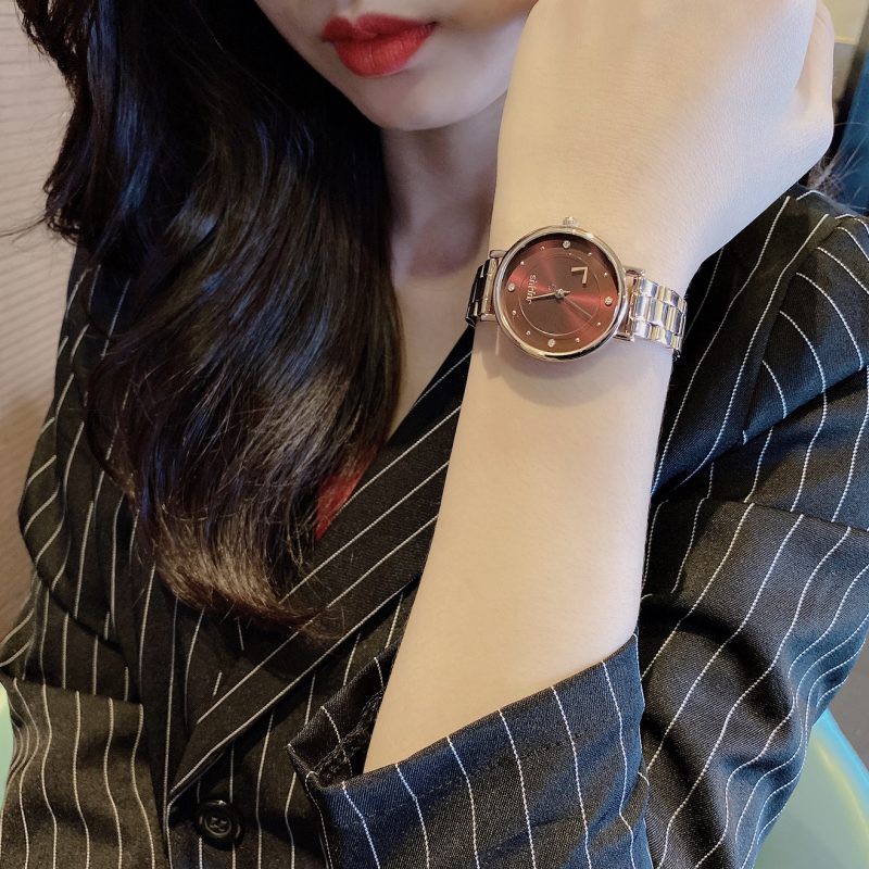 Đồng hồ nữ JA-1248 Julius Hàn Quốc dây thép (chọn màu)