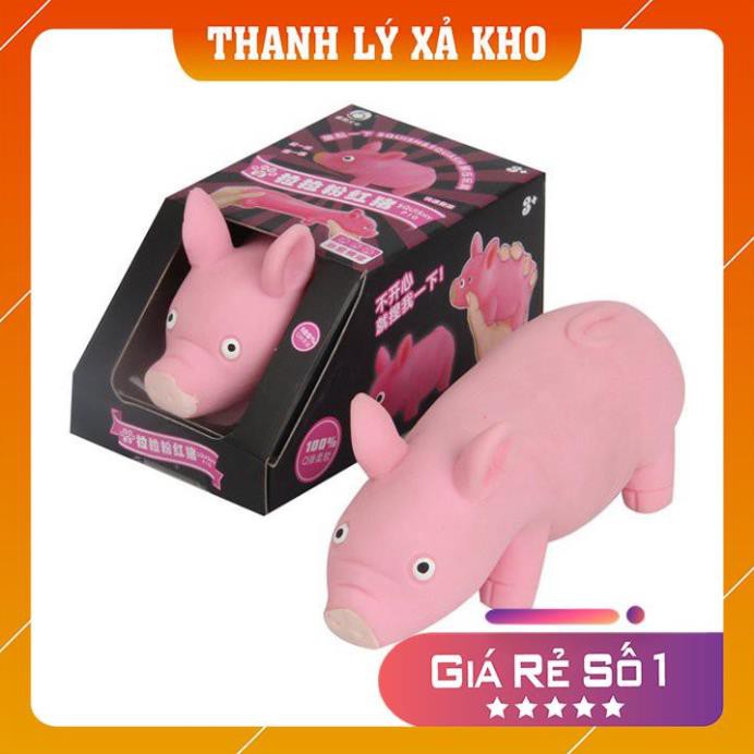Heo đồ chơi bóp dẻo, Đồ Chơi Squishy hình con heo đáng yêu giúp giảm căng thẳng, lợn xả stress