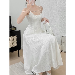 Đầm Thun Gân Hai Dây - EDINI - D1526
