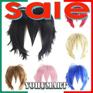 Bộ Tóc Giả Ngắn Cosplay Nhân Vật Anime Yohuart