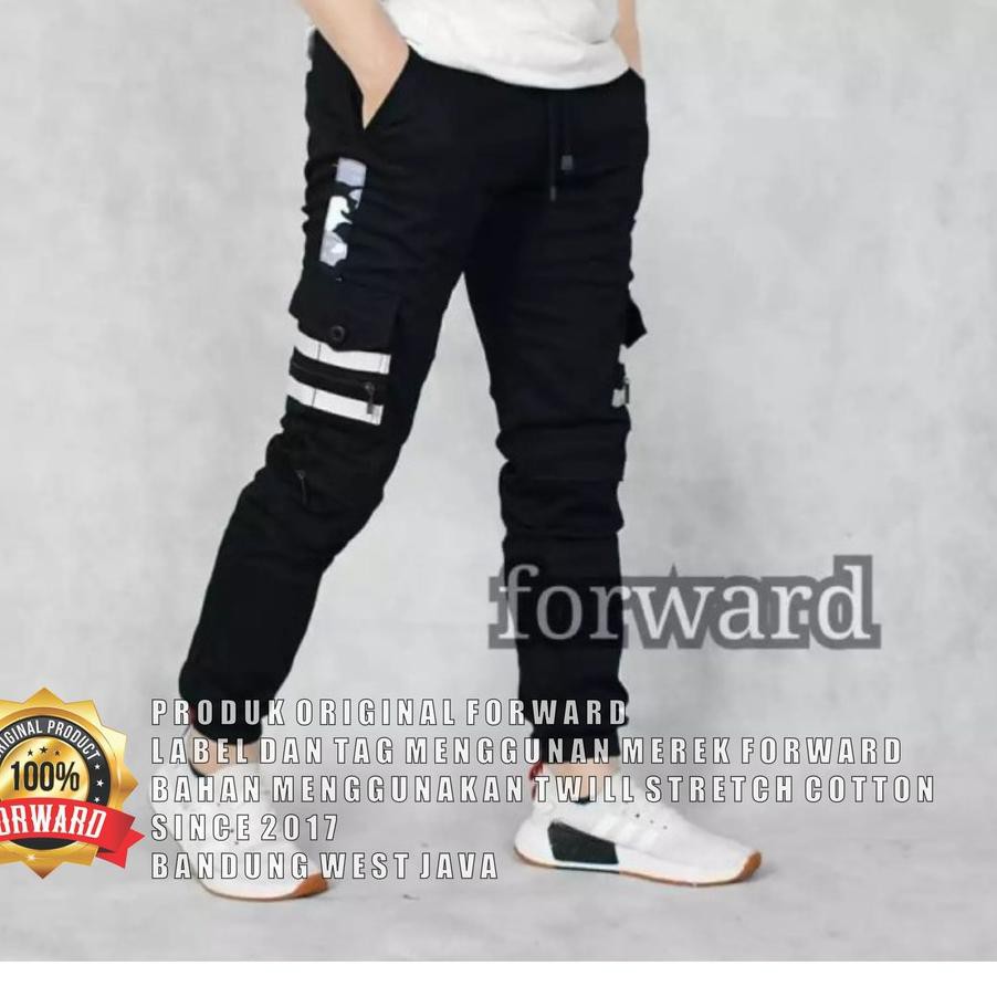 Quần Jogger Phối Túi Hộp Có Dây Kéo 3457