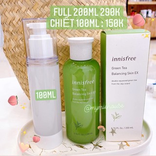 NƯỚC HOA HỒNG TRÀ XANH INNISFREE GREENTEA BALANCING SKIN EX