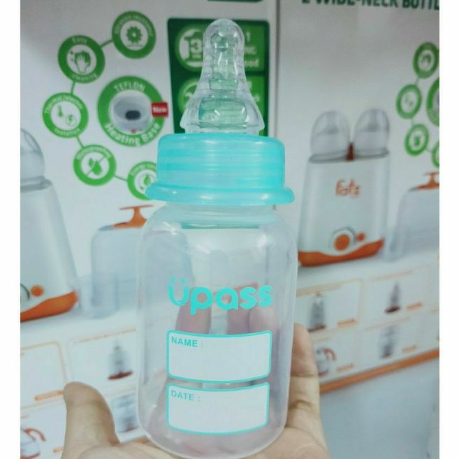 Bộ 3 bình trữ sữa mẹ cổ nhỏ 125ml Upass UP0101W - Thái Lan