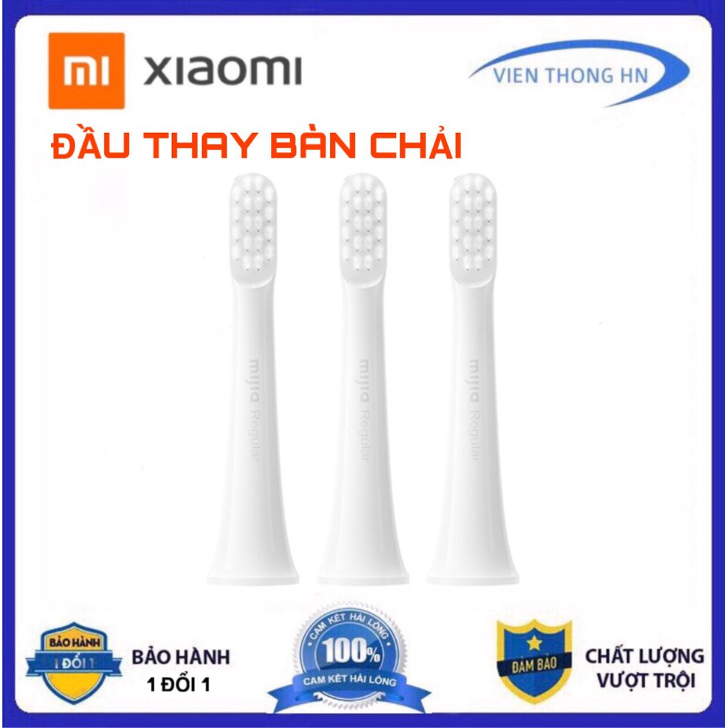 Đầu bàn chải điện Xiaomi T100 - đầu thay bàn chải thông minh bộ 3 cái - vienthonghn
