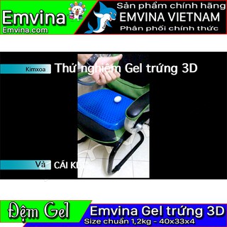 Đệm ngồi xe máy loại 1 Grab giảm tê mỏi Nệm lót Gel 3d Egg Sitter Magic Cushion 1,2kg 40x33x4 Video test với trứng