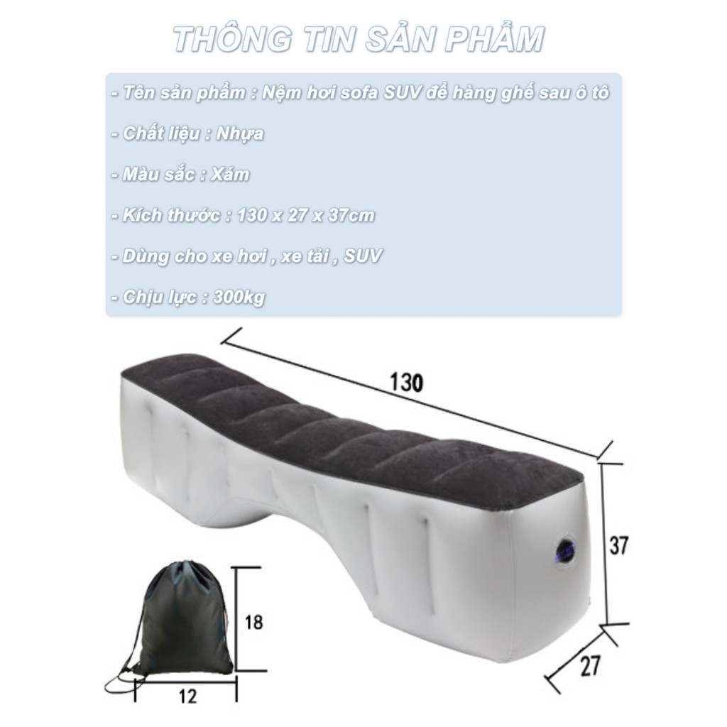 Đệm chân hơi làm giường trên xe hơi , xe tải , SUV  - Home and Garden