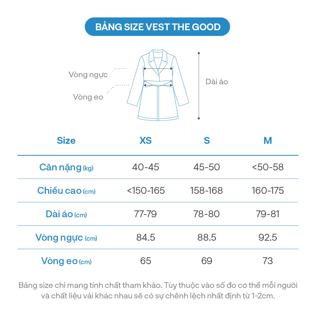 Vest Cách Điệu Dáng Dài Form Sơ Mi The Good/Tuberose Vest Dress