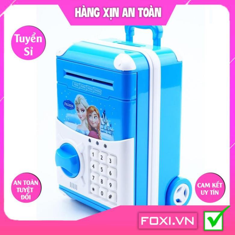 Đồ Chơi Két Sắt Vân Tay Điện Tử Mini Tiết Kiệm Tiền-Dễ Thương-Ống Heo Quà tặng cho bé-Giúp bé học thói quen tiết kiệm