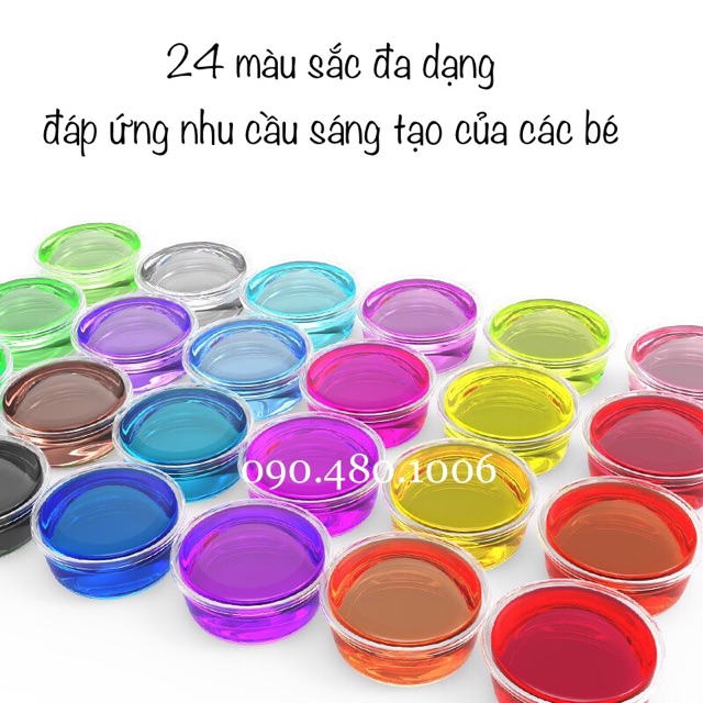 BỘ KHUÔN CHƠI SLIME 30 HŨ + 100 CHI TIẾT TRANG TRÍ