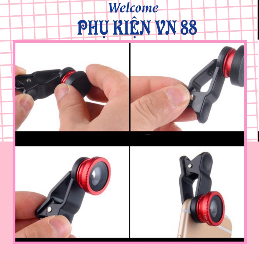 Bộ 3 Lens chụp hình cho điện thoại