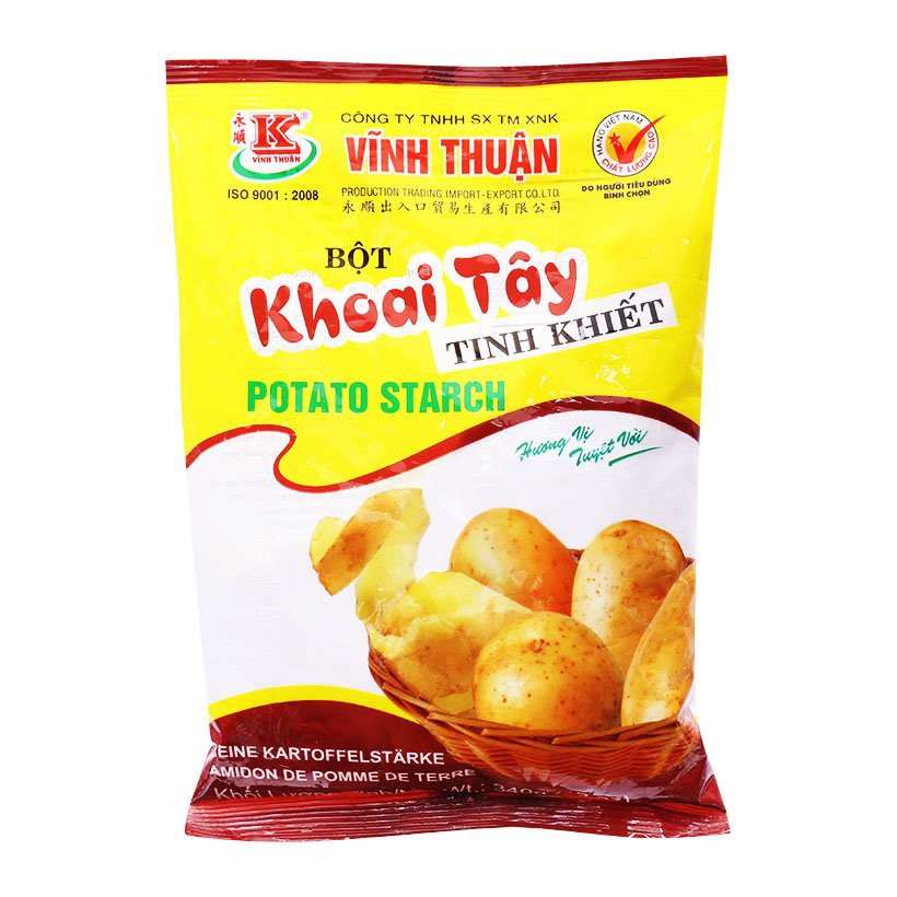 Bột khoai tây Tinh khiết Vĩnh Thuận 340g tiêu chuẩn xuất Châu Âu