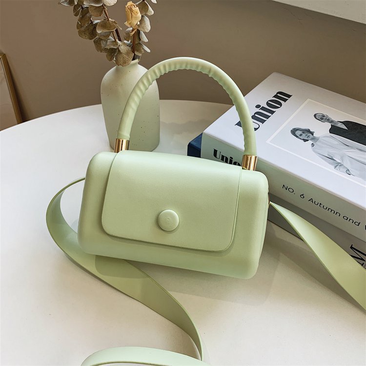 Túi Đeo Vai Màu Trơn Có Dây Bản Rộng 2021 Thời Trang Mùa Hè Cho Nữ Pu